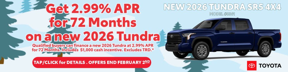 New Toyota Specials January 2026 | Burien Toyota