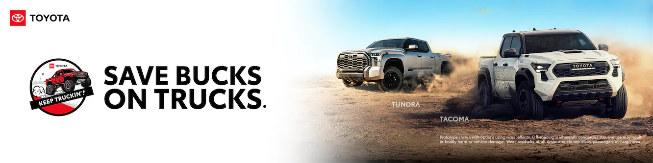 Save Bucks on Trucks | Cedric Theel Toyota
