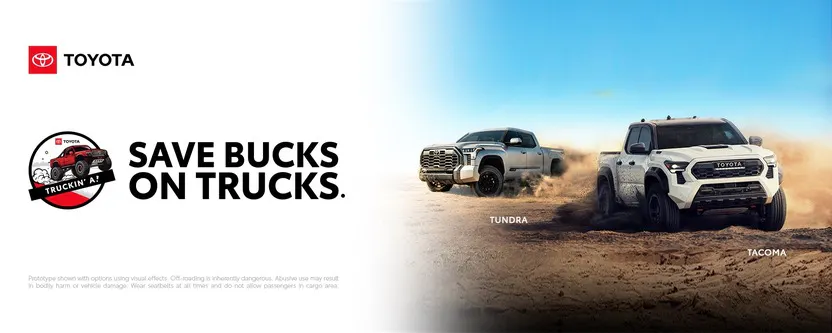 Save Bucks on Trucks | CEDRIC THEEL TOYOTA