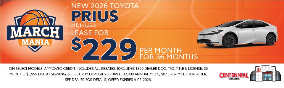 New 2026 Toyota Prius | Centennial Toyota