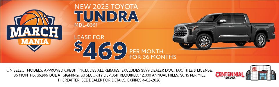 New 2025 Toyota Tundra | Centennial Toyota