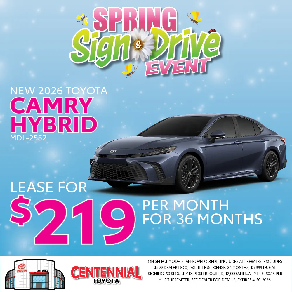 NEW 2026 TOYOTA CAMRY HYBRID | Centennial Toyota