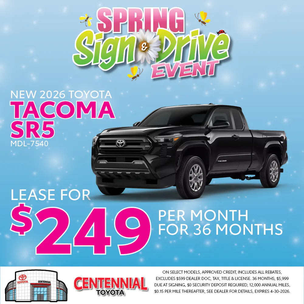 NEW 2026 TOYOTA TACOMA SR5 | Centennial Toyota