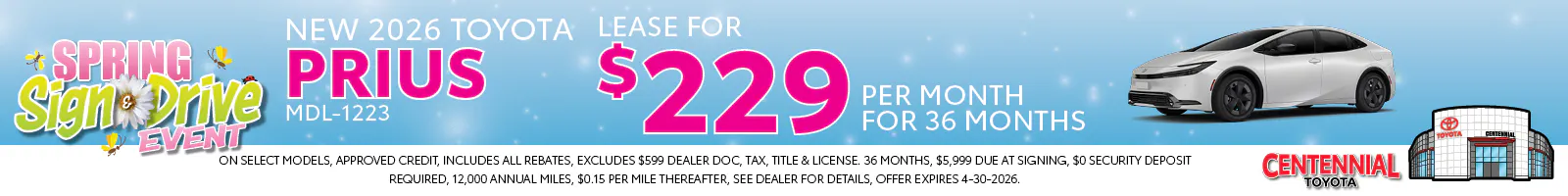 NEW 2026 TOYOTA PRIUS