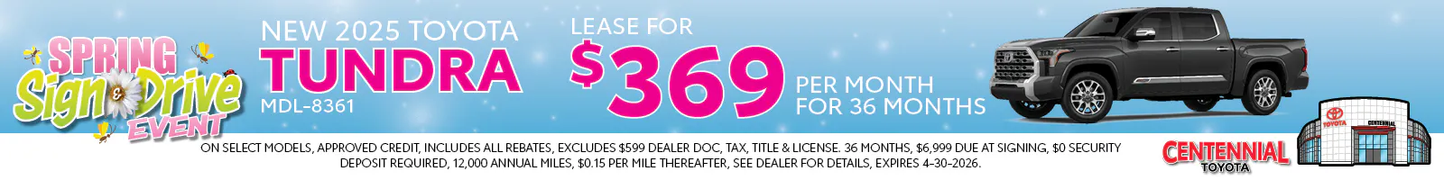 NEW 2025 TOYOTA TUNDRA