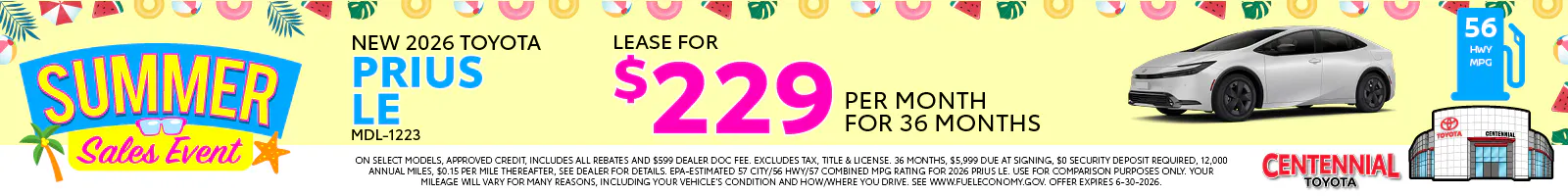 NEW 2026 TOYOTA PRIUS