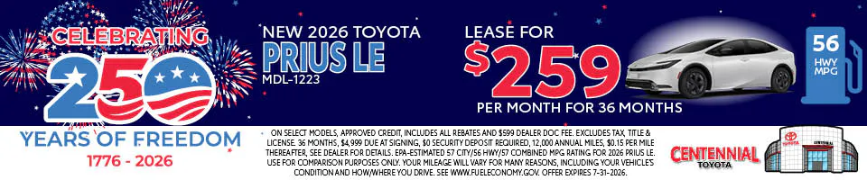 New 2026 Toyota Prius LE | Centennial Toyota