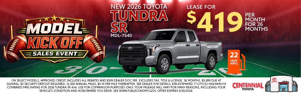Tundra | Centennial Toyota