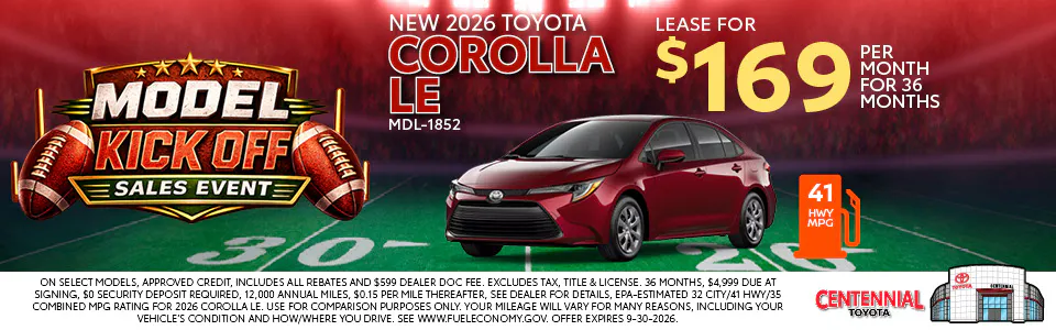 Corolla | Centennial Toyota