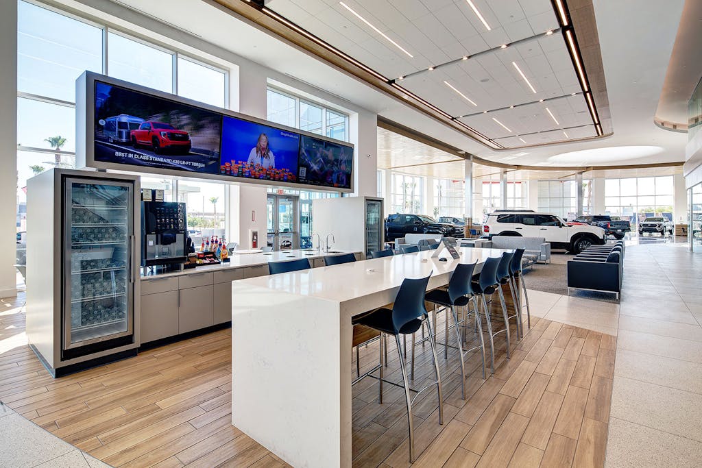 Relax in Centennial Toyota's Customer Lounge