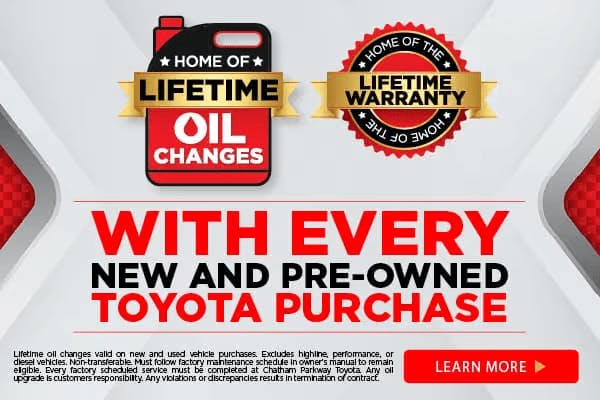Lifetime Warranty and Oil Changes