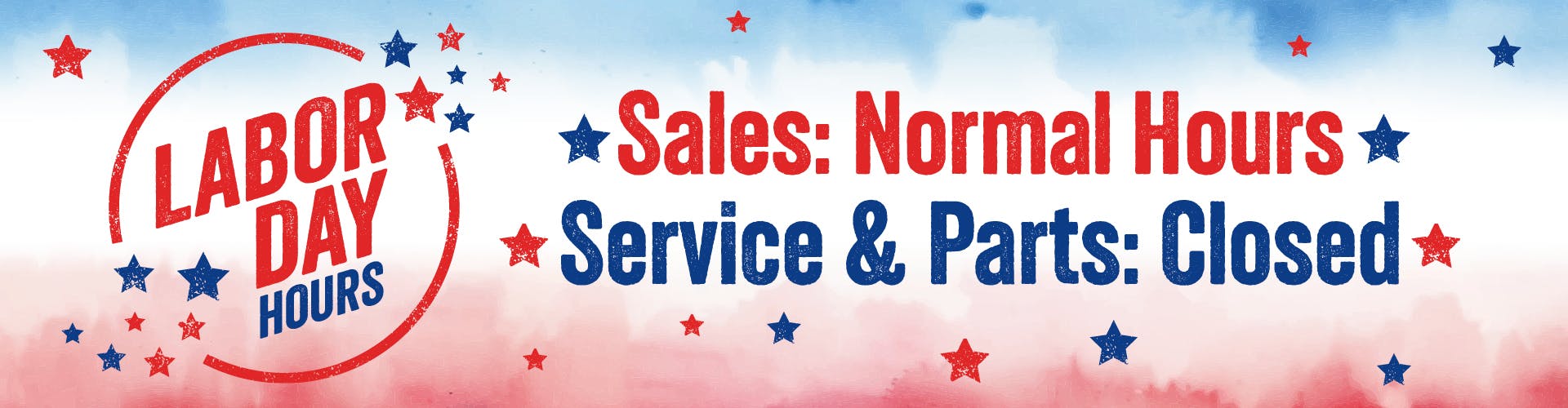 Labor Day Banner
