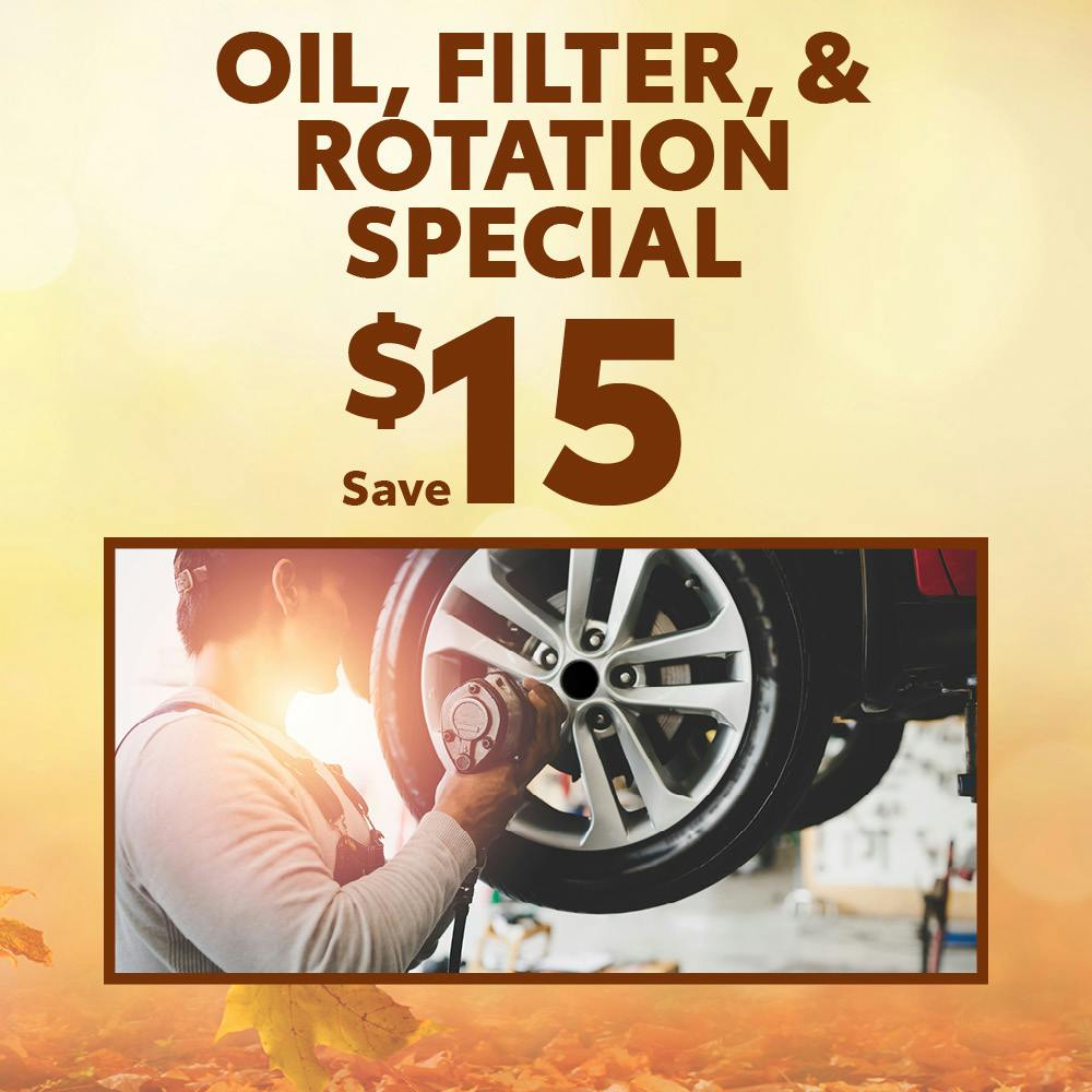 Oil, Filter, & Rotation Special | Chatham Parkway Toyota