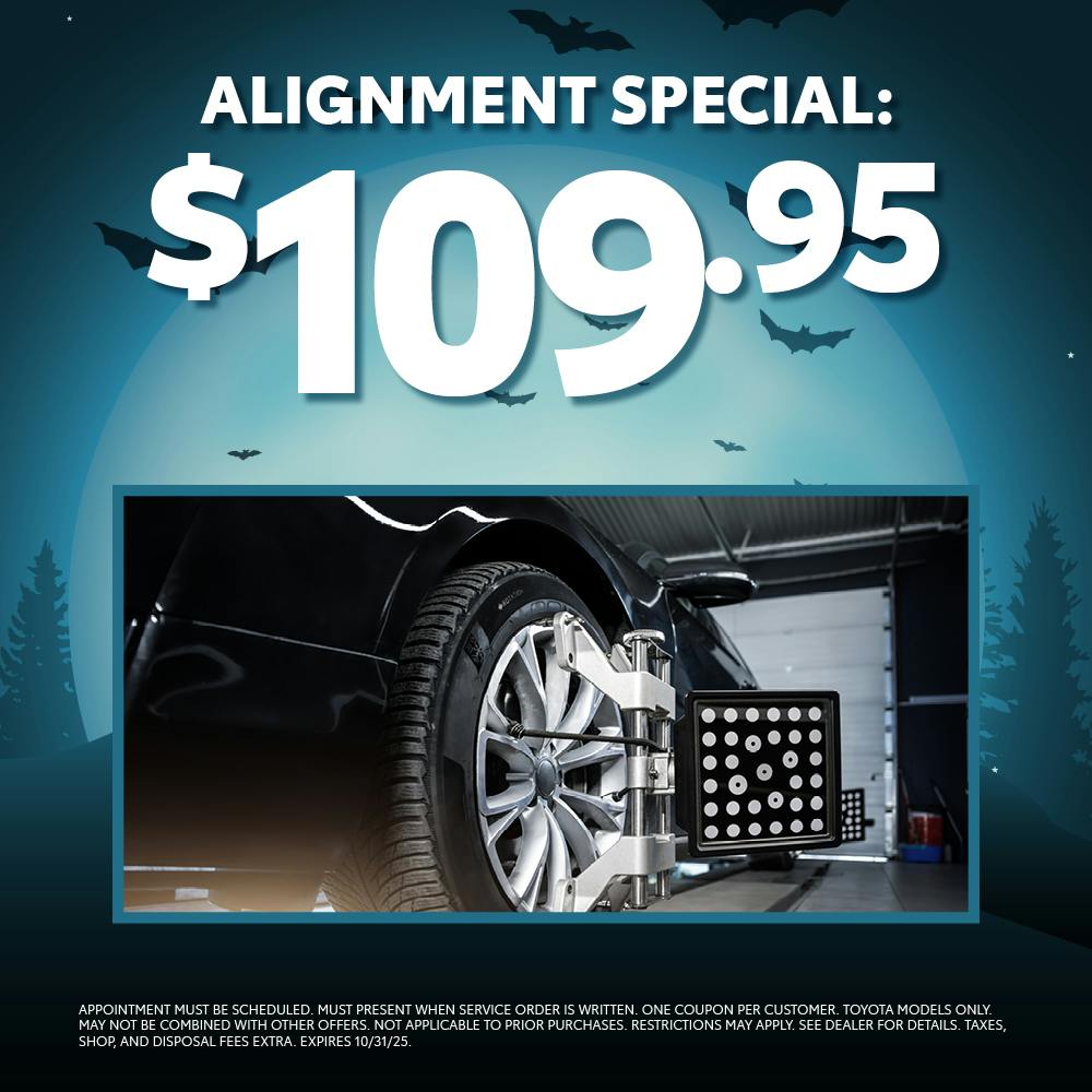 Alignment Special: $109.95 | Chatham Parkway Toyota