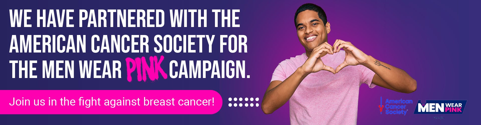 pink banner