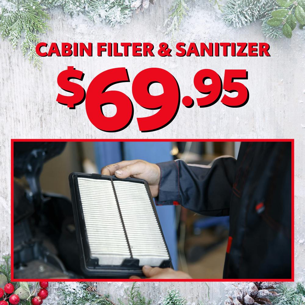 Cabin Filter & Sanitizer $69.95 | Chatham Parkway Toyota