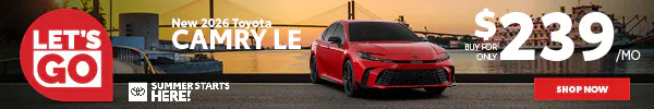 2026 Toyota Camry LE | Chatham Parkway Toyota
