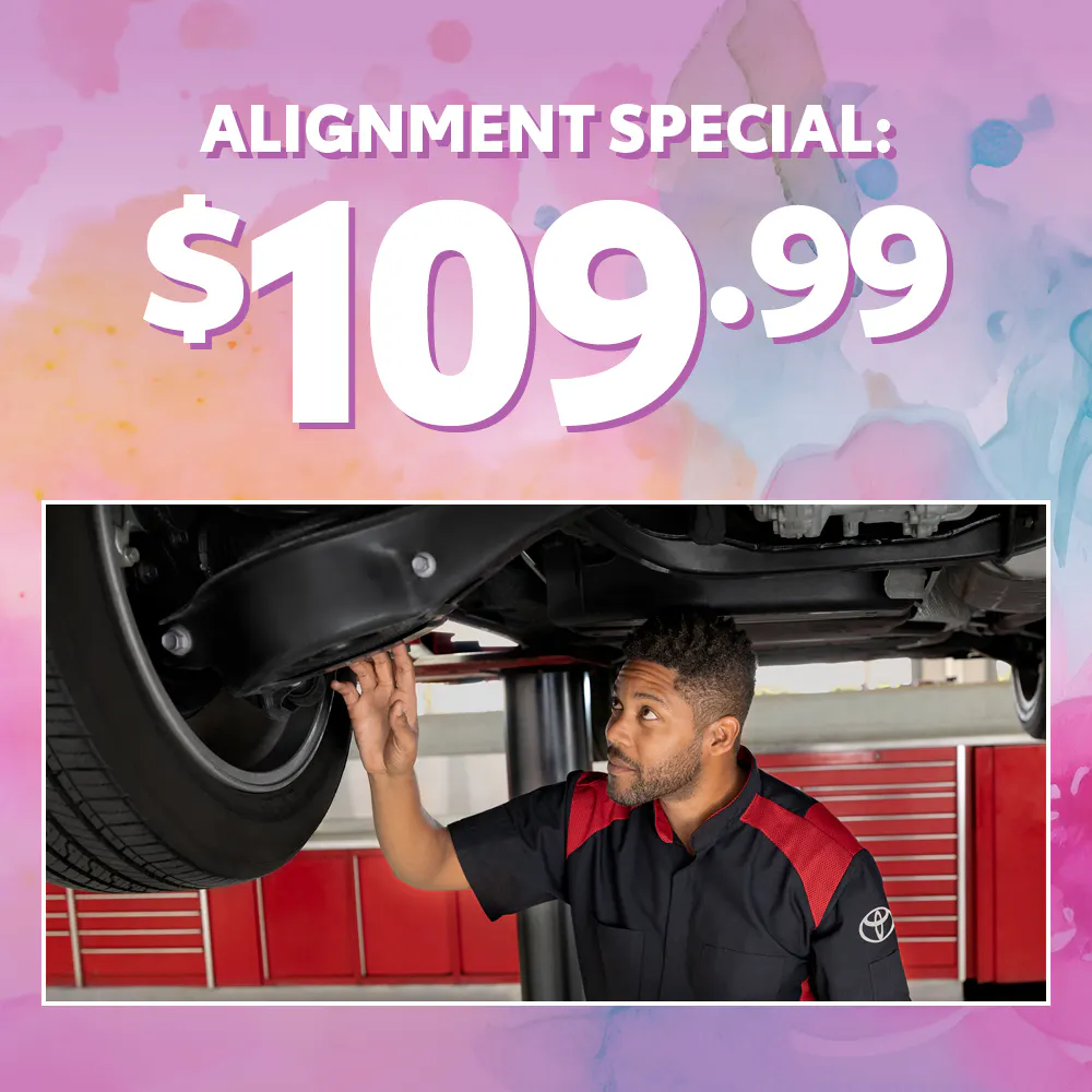 Alignment Special: $109.99 | Chatham Parkway Toyota