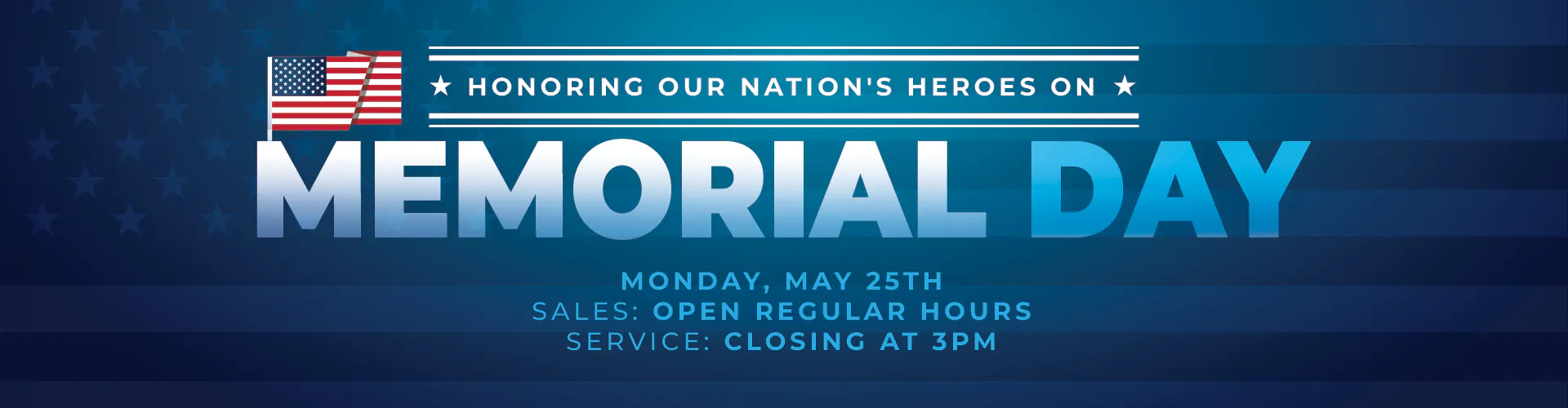 Memorial Day – May 2026
