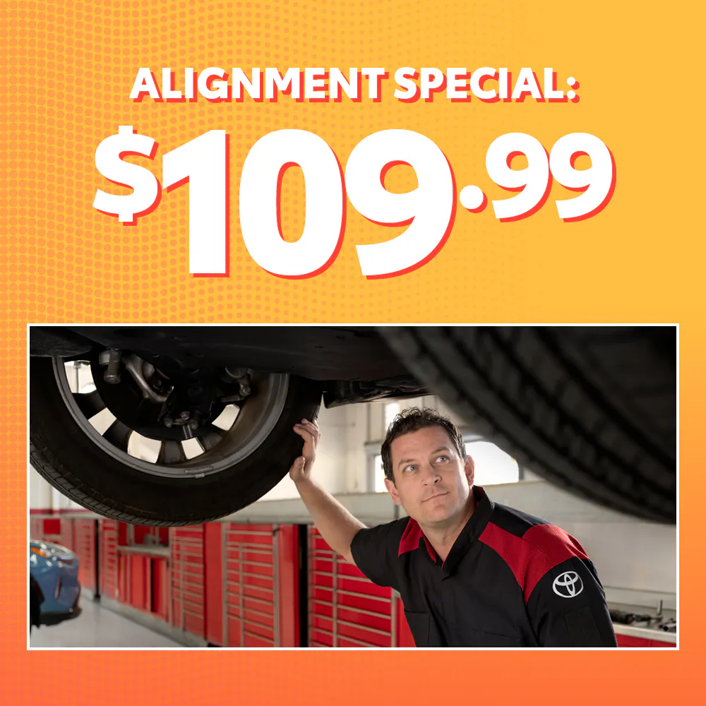 Alignment Special: $109.99 | Chatham Parkway Toyota