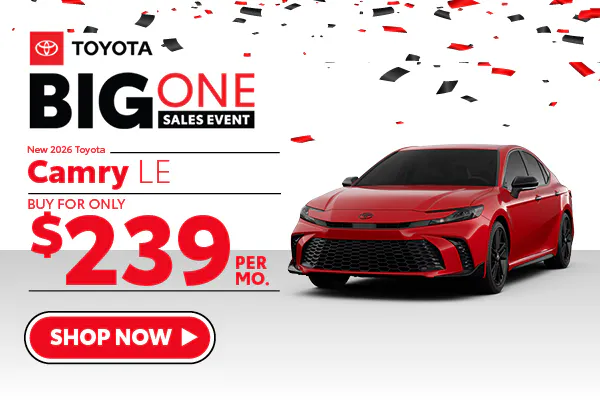 Toyota Camry – July 2026