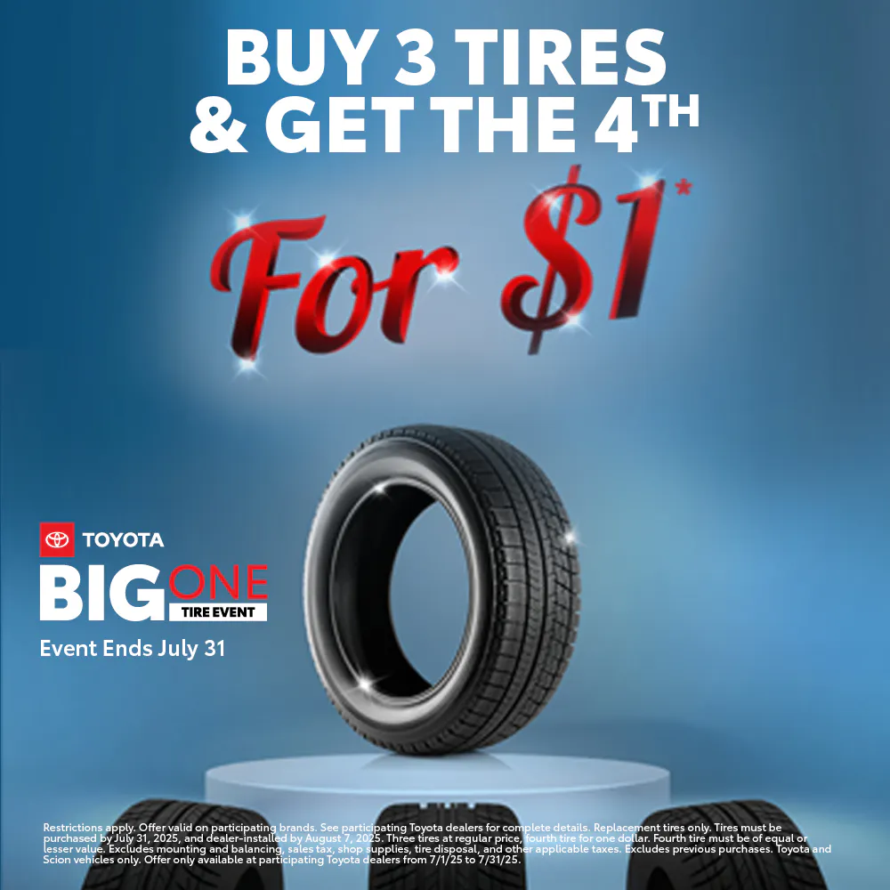 The Big One Tire Special | Chatham Parkway Toyota