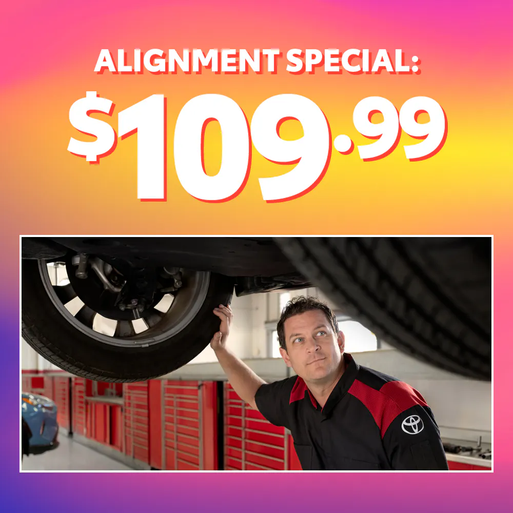 Alignment Special: $109.99 | Chatham Parkway Toyota
