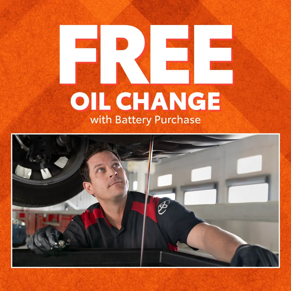 FREE Oil Change with Battery Purchase | Chatham Parkway Toyota
