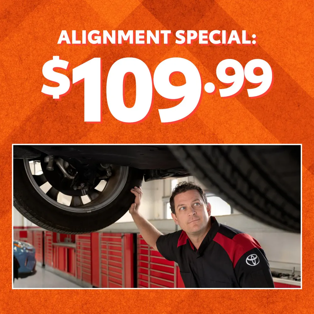 Alignment Special: $109.99 | Chatham Parkway Toyota