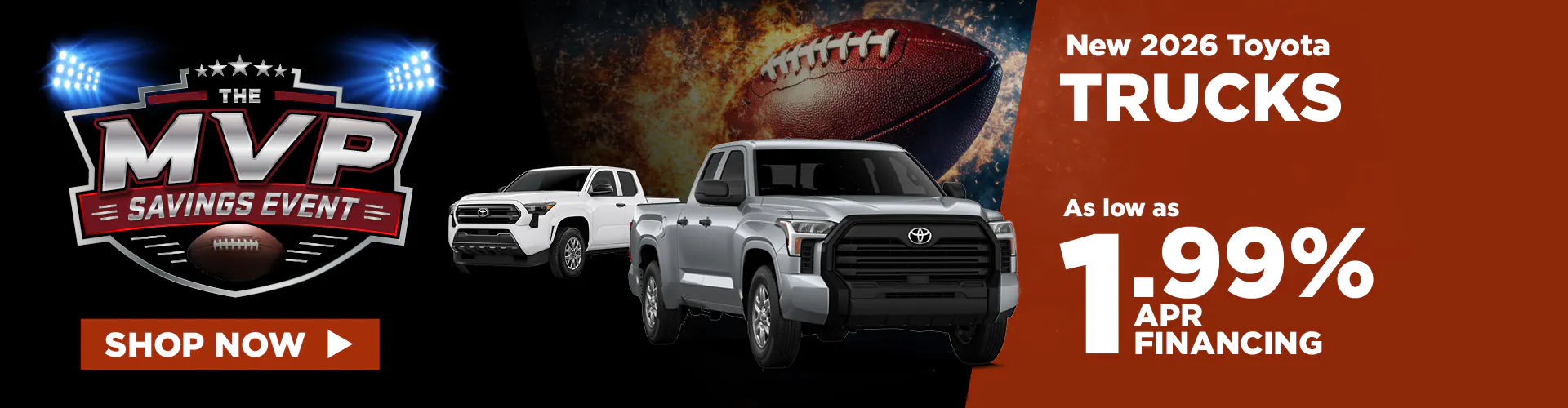 Trucks as low as 1.99% APR Financing