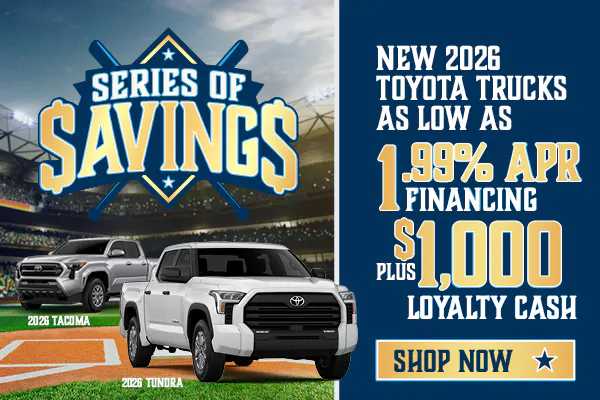 Trucks as low as 1.99% APR Financing