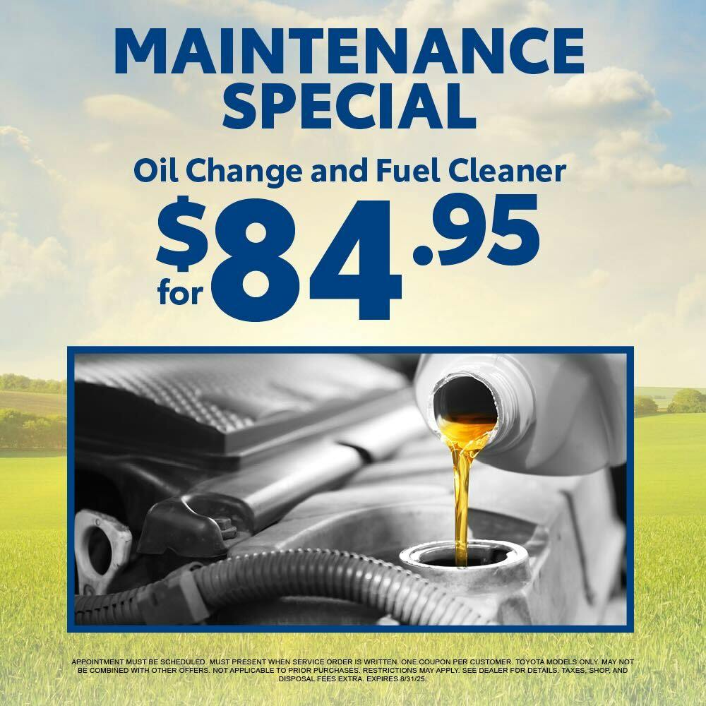 Maintenance Special | Chatham Parkway Toyota