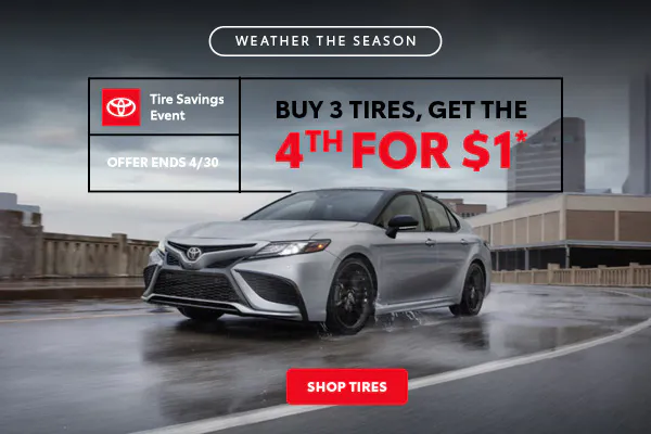 Buy Three Tires, Get the 4th for $1