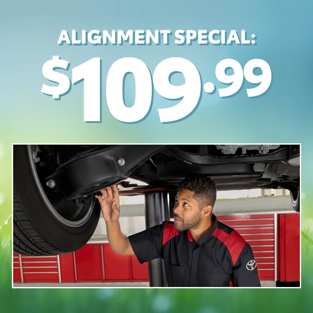 Alignment Special: $109.99 | Chatham Parkway Toyota