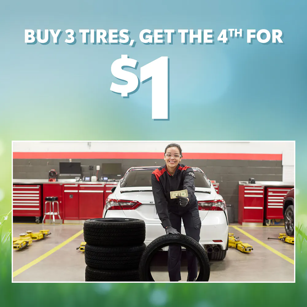 BUY 3 TIRES, GET THE 4TH FOR $1 | Chatham Parkway Toyota