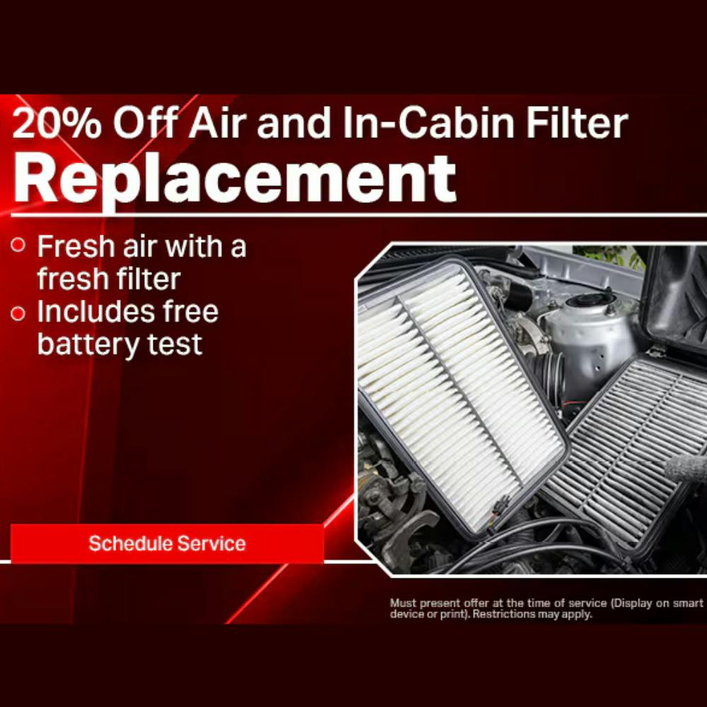 20% Off Air and In-Cabin Filter Replacement | City Auto Mitsubishi