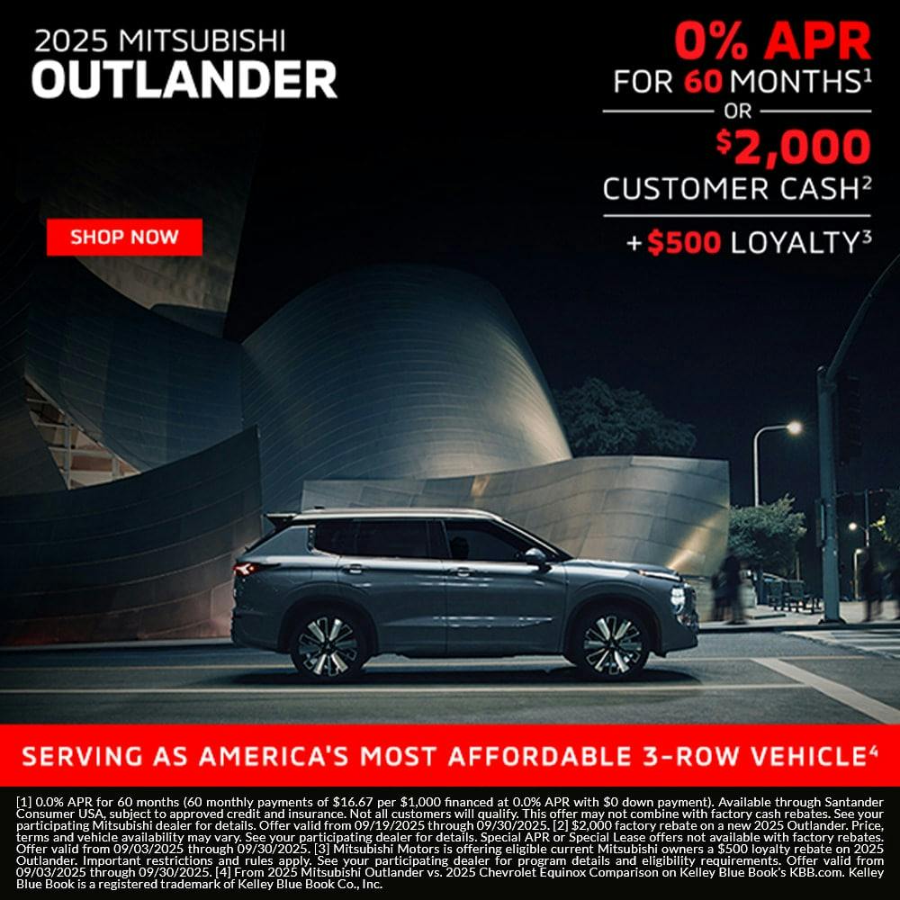 2025 Mitsubishi Outlander | City Auto Mitsubishi