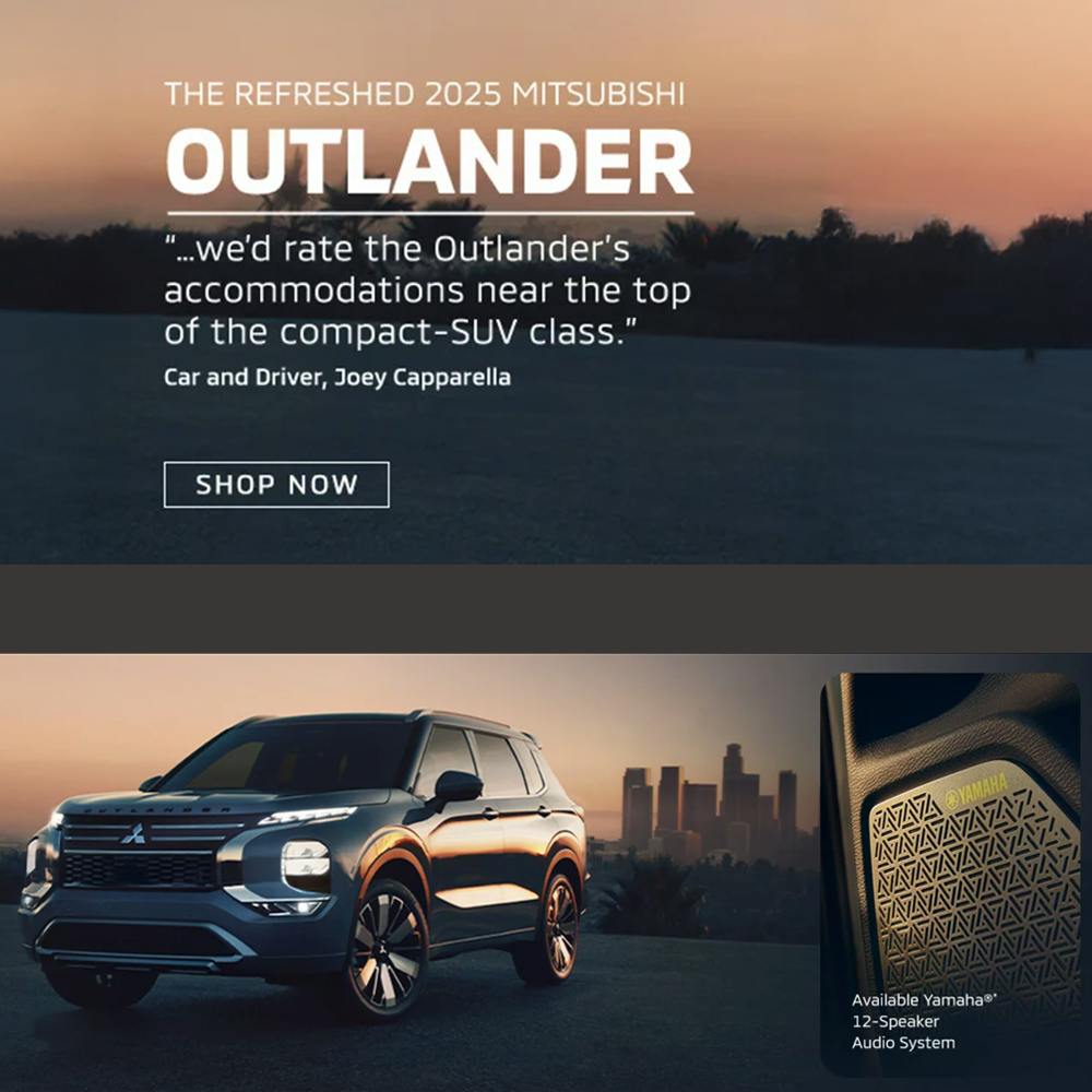 Refreshed 2025 Mitsubishi Outlander