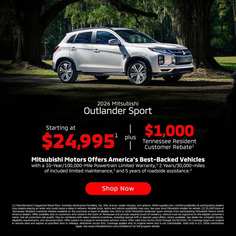 April 2026 Outlander Sport