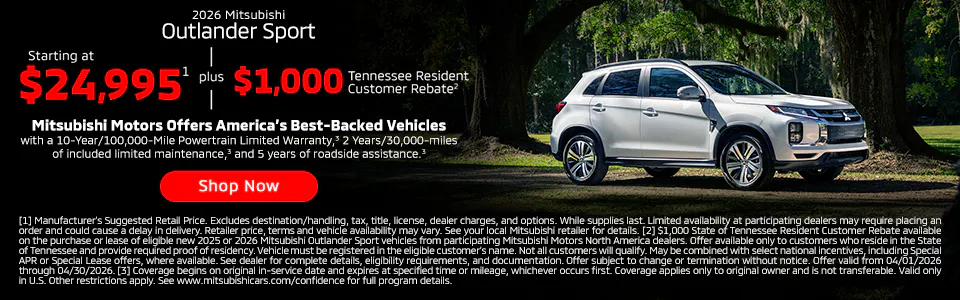 April 2026 Outlander Sport | City Auto Mitsubishi