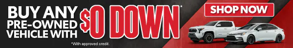 0 Down | Cumberland Toyota