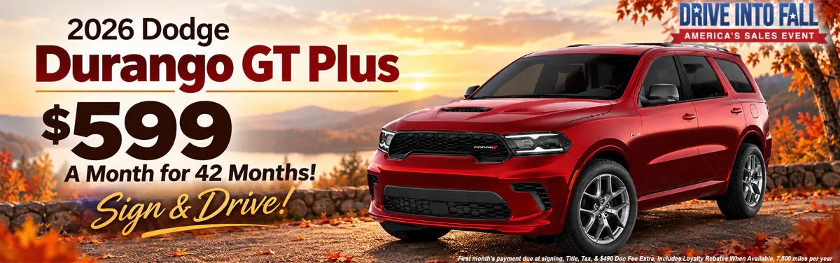 2026 Dodge Durango GT Plus | David Chrysler Dodge Jeep RAM