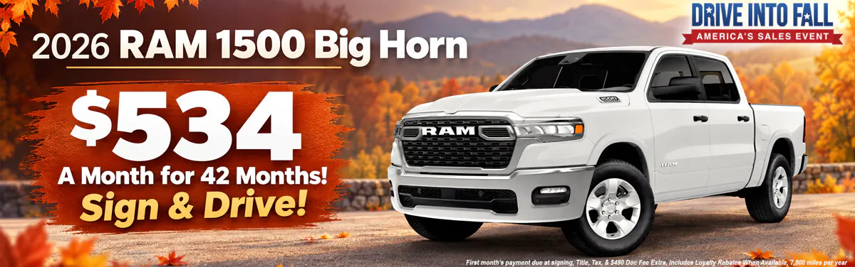2026 RAM 1500 Big Horn | David Chrysler Dodge Jeep RAM