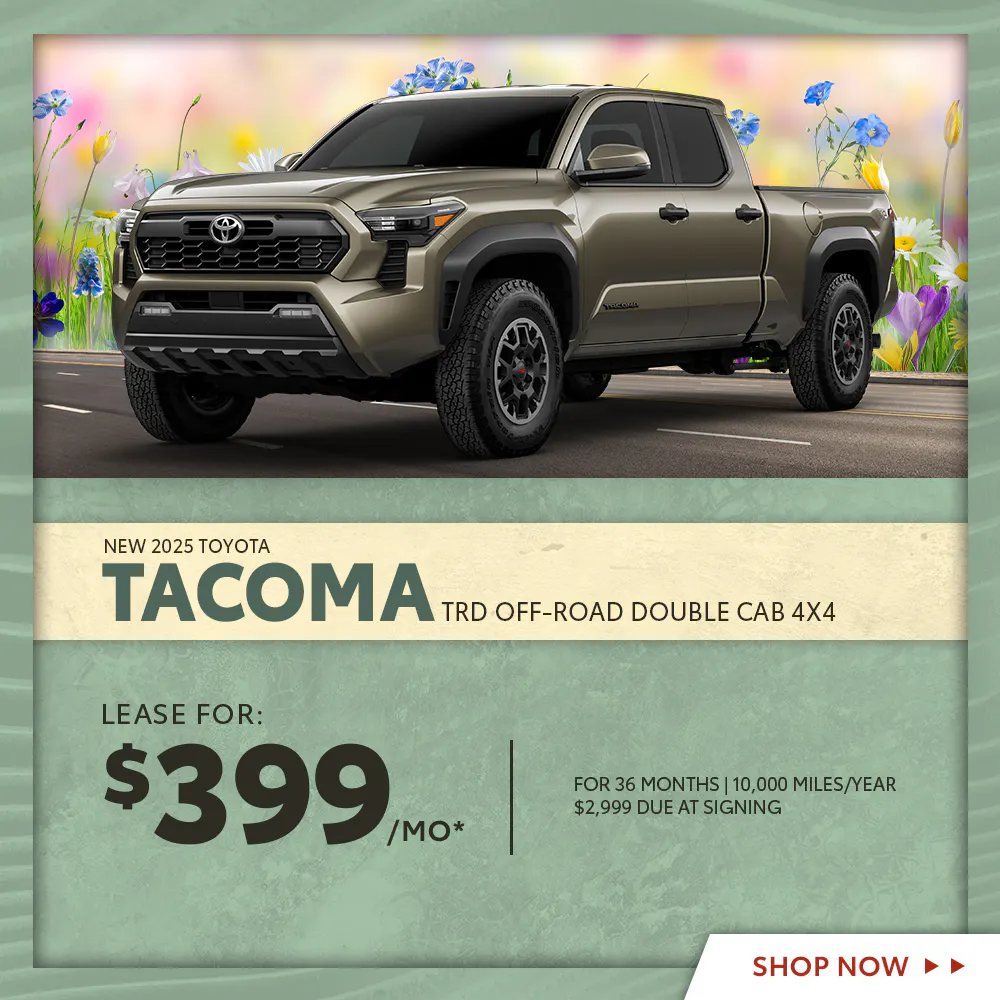 New 2025 Tacoma – Lease for $399