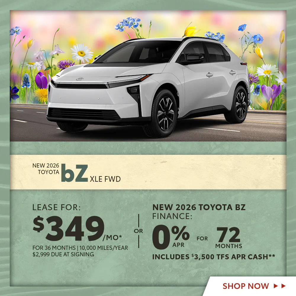 New 2026 Toyota bZ – Lease for $349