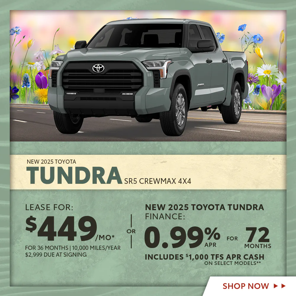 New 2025 Toyota Tundra – Lease for $449