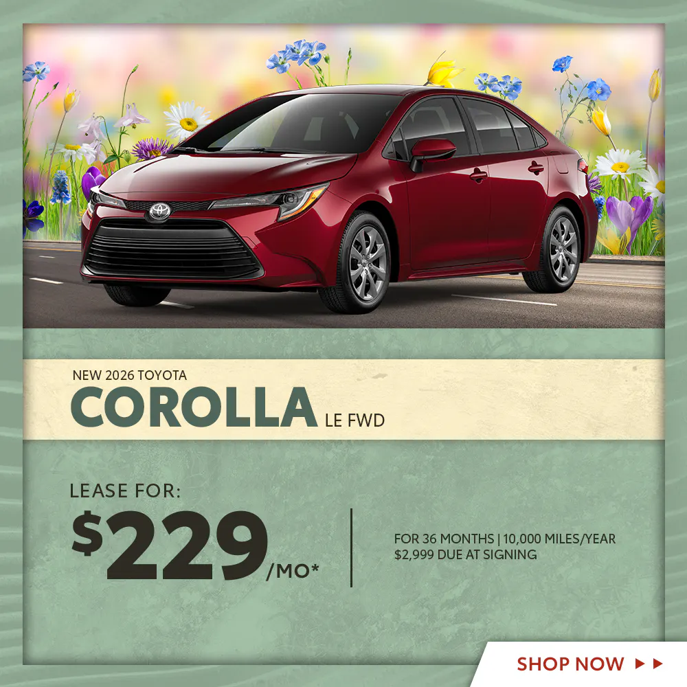 New 2026 Toyota Corolla – Lease for $229