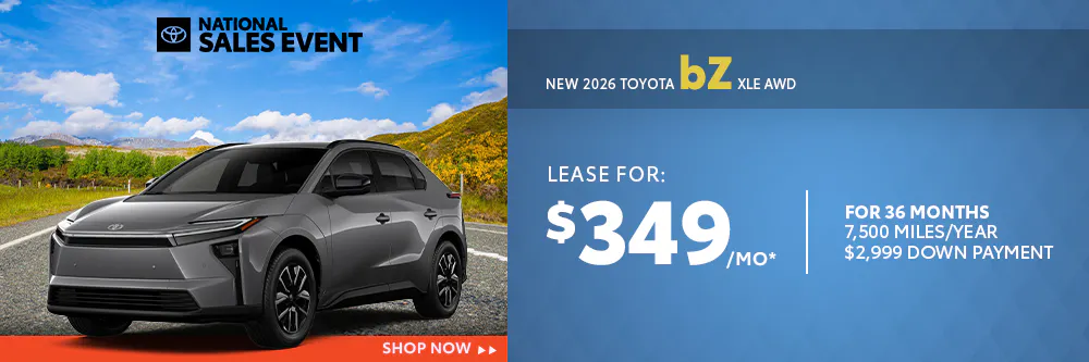 New 2026 Toyota bZ XLE AWD | Diehl Toyota of Wooster