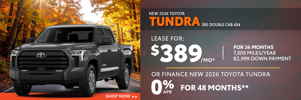 New 2026 Toyota Tundra SR5 Double Cab 4X4 | Diehl Toyota of Wooster