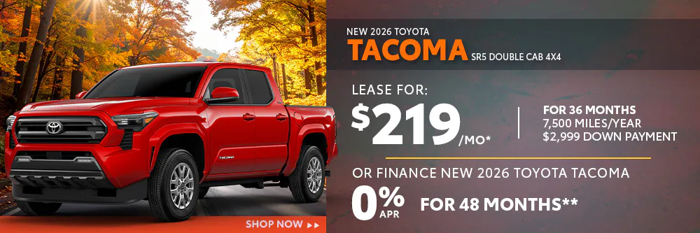 New 2026 Toyota Tacoma SR5 Double Cab 4X4 | Diehl Toyota of Wooster